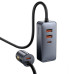 Baseus CCBT-A0G Share Together PPS Multi-port Fast Charging Car Charger with Extension Cable